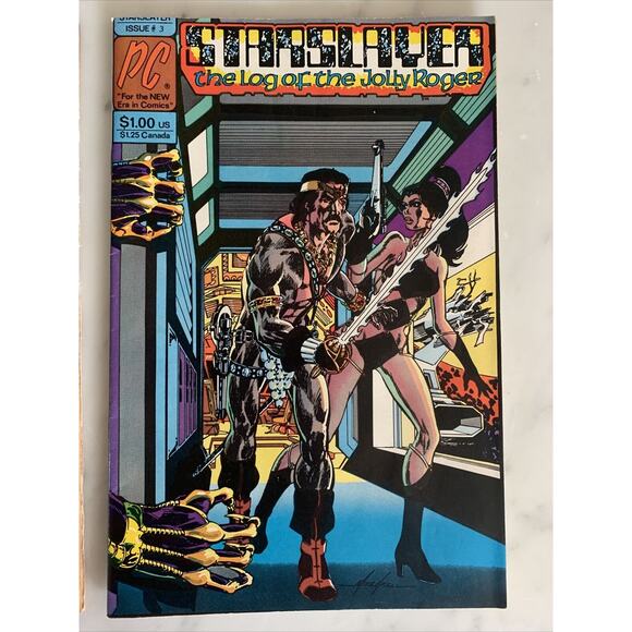 Vintage "Starslayer #2 & #3 (Apr 1982, Pacific Comics) - Picture 9 of 11